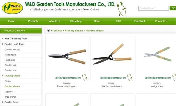 Top 10 gardening tool suppliers in China